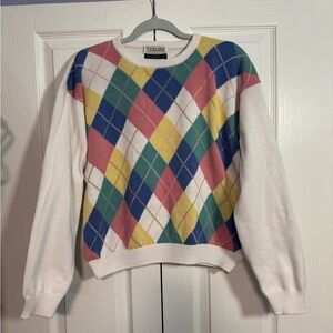 Vintage Tuttle Golf 100% cotton large sweater